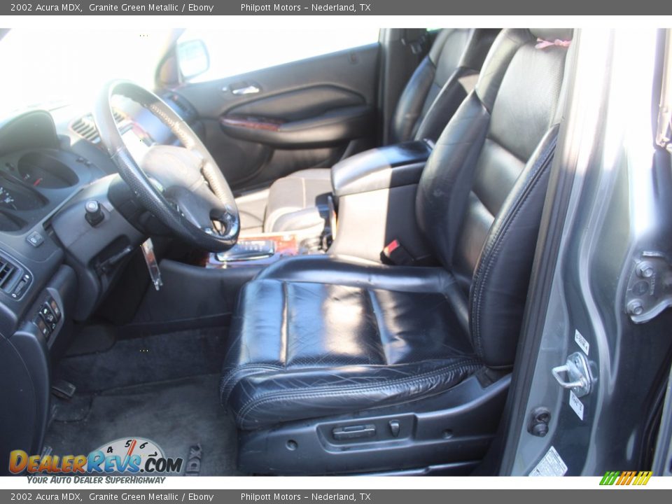 2002 Acura MDX Granite Green Metallic / Ebony Photo #15