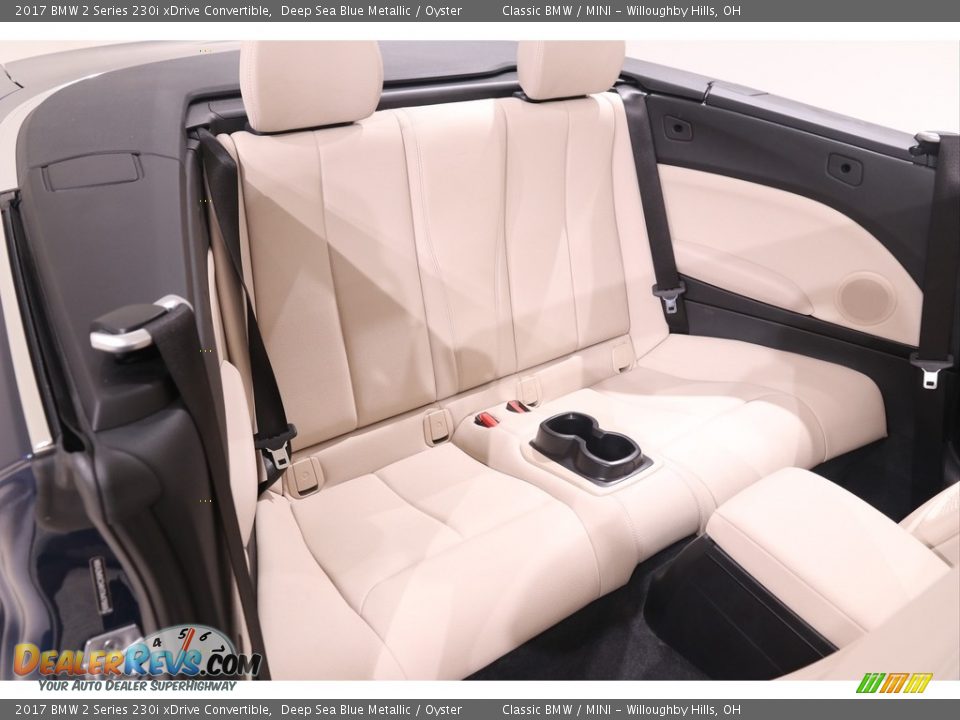 Rear Seat of 2017 BMW 2 Series 230i xDrive Convertible Photo #18