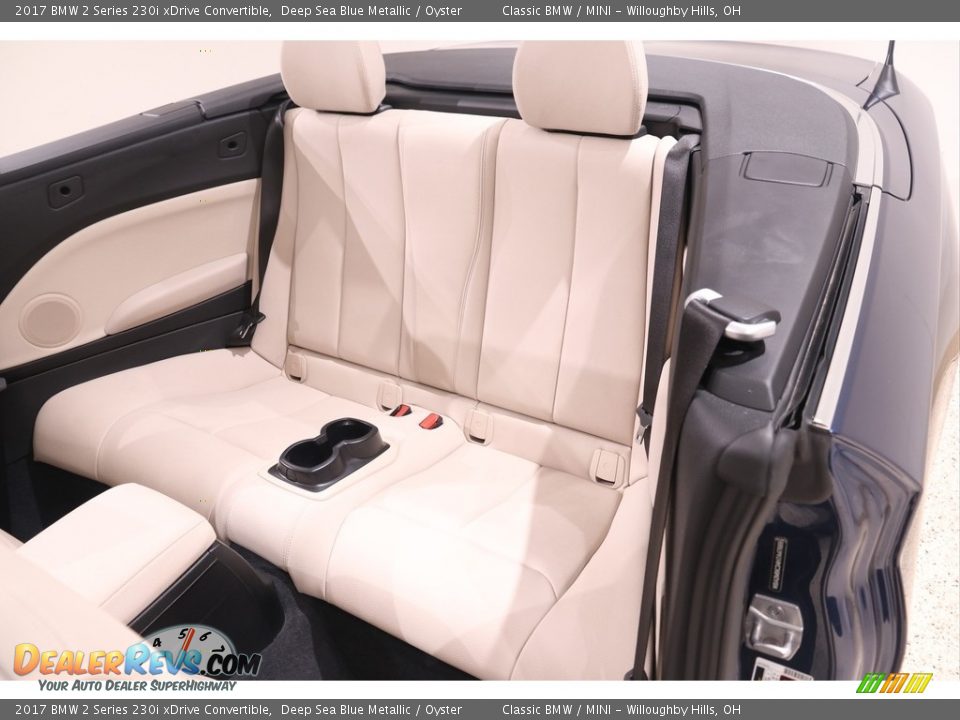 Rear Seat of 2017 BMW 2 Series 230i xDrive Convertible Photo #19