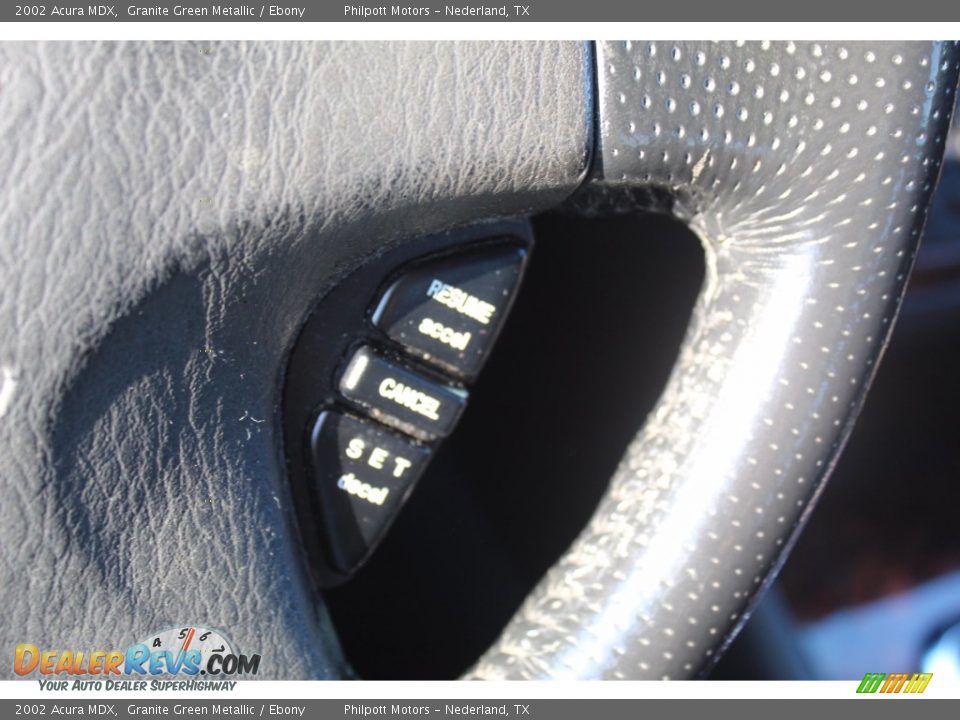 2002 Acura MDX Granite Green Metallic / Ebony Photo #17