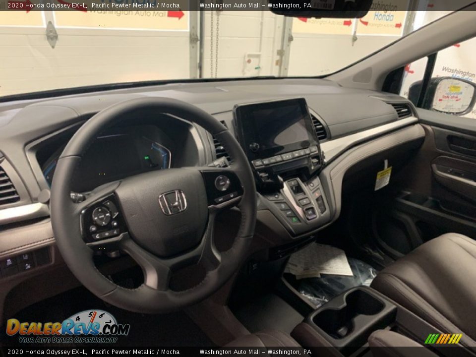 2020 Honda Odyssey EX-L Pacific Pewter Metallic / Mocha Photo #4