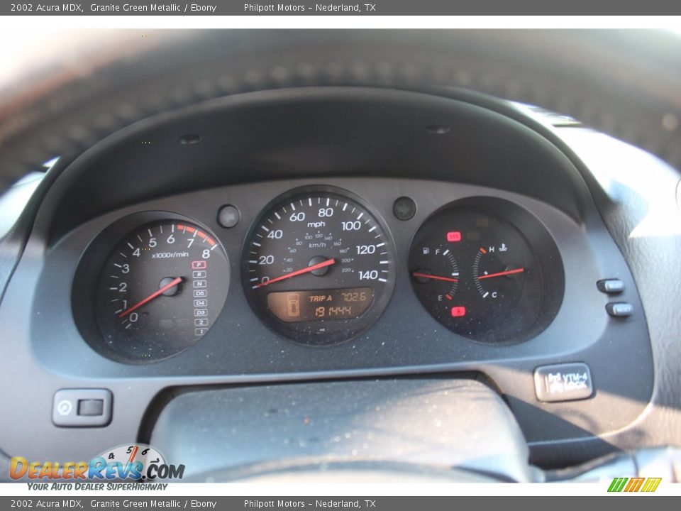 2002 Acura MDX Granite Green Metallic / Ebony Photo #18