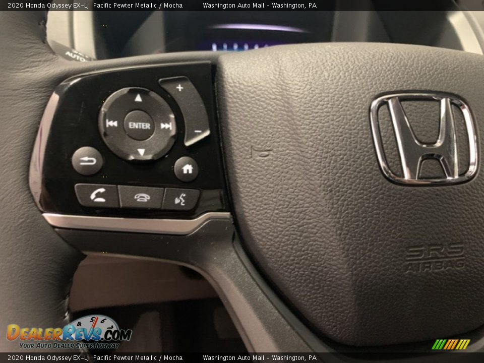 2020 Honda Odyssey EX-L Pacific Pewter Metallic / Mocha Photo #6