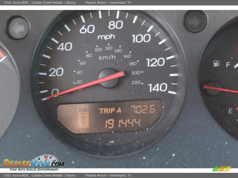 2002 Acura MDX Granite Green Metallic / Ebony Photo #19