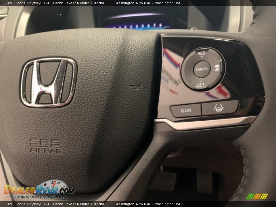 2020 Honda Odyssey EX-L Pacific Pewter Metallic / Mocha Photo #7