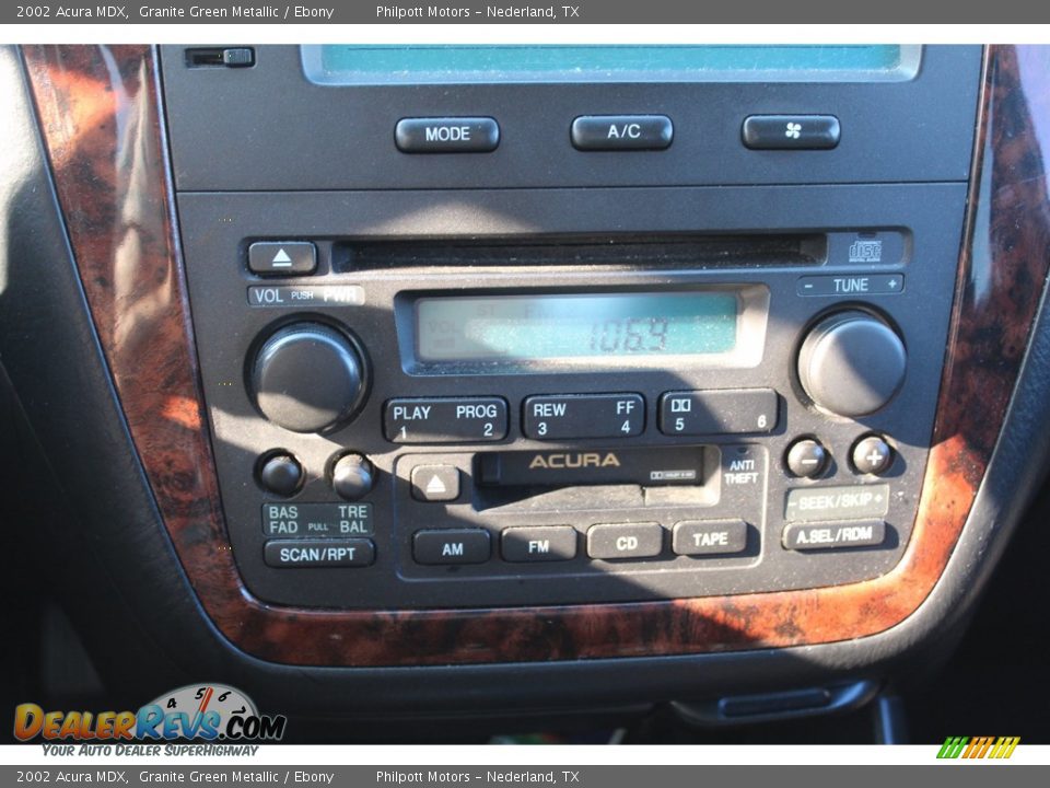 2002 Acura MDX Granite Green Metallic / Ebony Photo #21