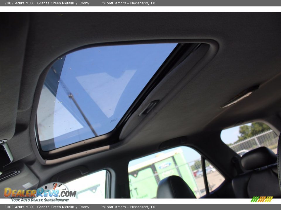 2002 Acura MDX Granite Green Metallic / Ebony Photo #22