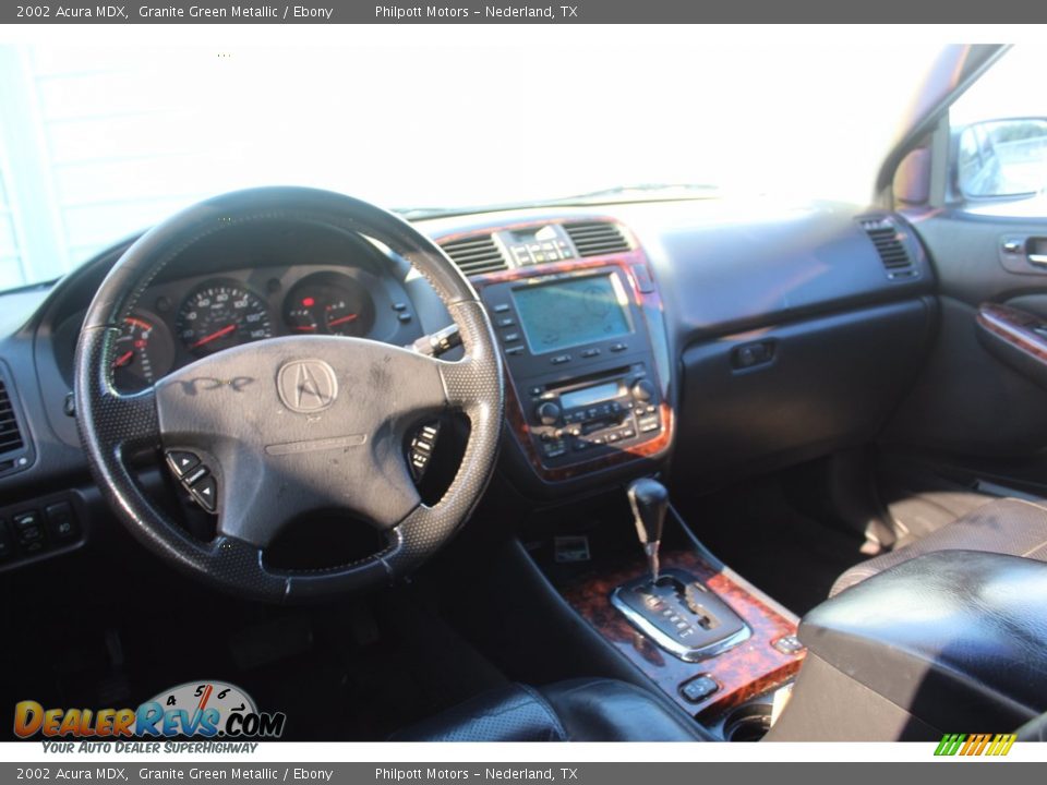 2002 Acura MDX Granite Green Metallic / Ebony Photo #25
