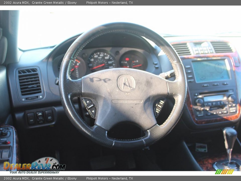 2002 Acura MDX Granite Green Metallic / Ebony Photo #26