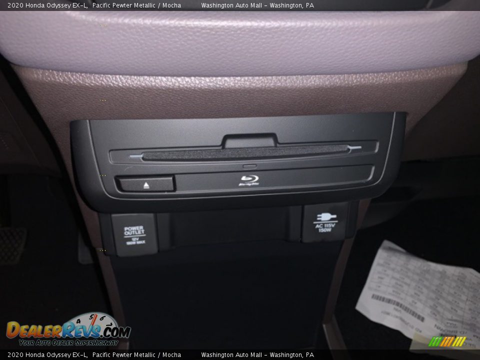 2020 Honda Odyssey EX-L Pacific Pewter Metallic / Mocha Photo #17