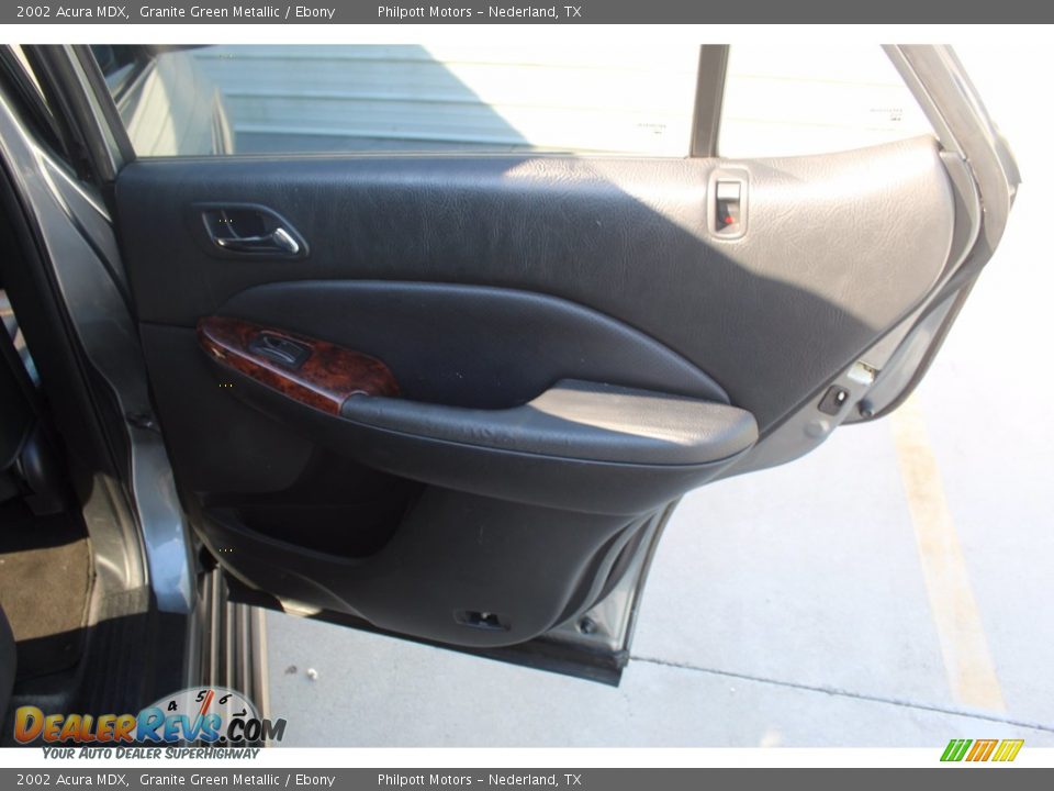 2002 Acura MDX Granite Green Metallic / Ebony Photo #28