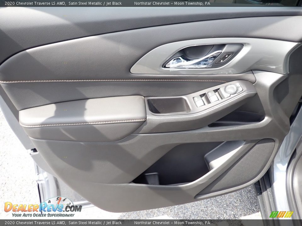 2020 Chevrolet Traverse LS AWD Satin Steel Metallic / Jet Black Photo #15