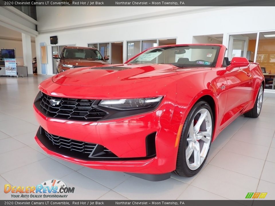 2020 Chevrolet Camaro LT Convertible Red Hot / Jet Black Photo #2