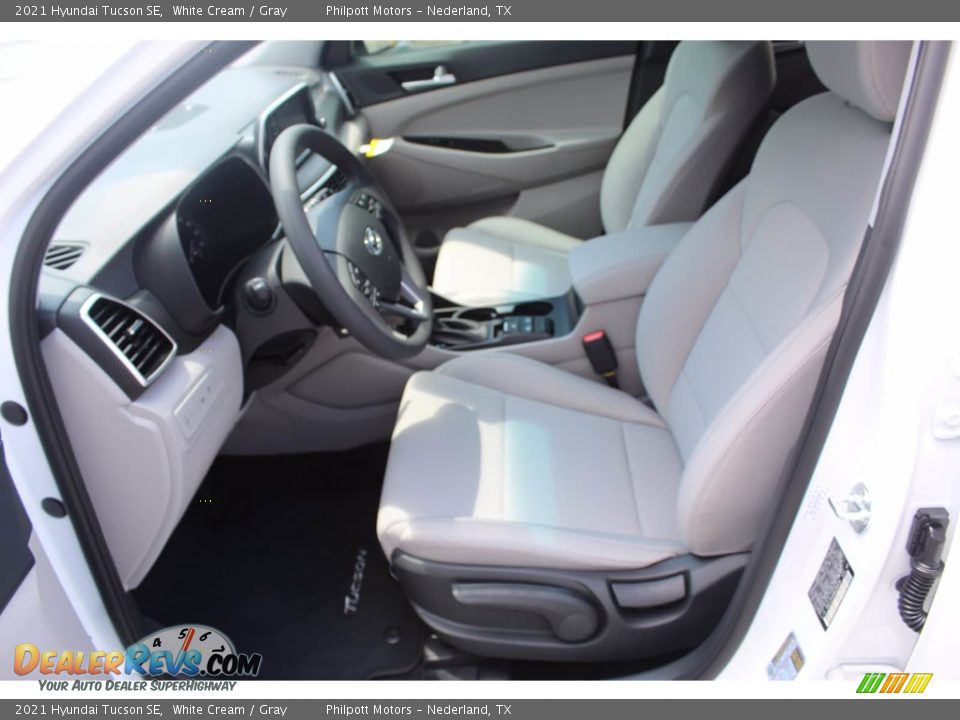 2021 Hyundai Tucson SE White Cream / Gray Photo #10