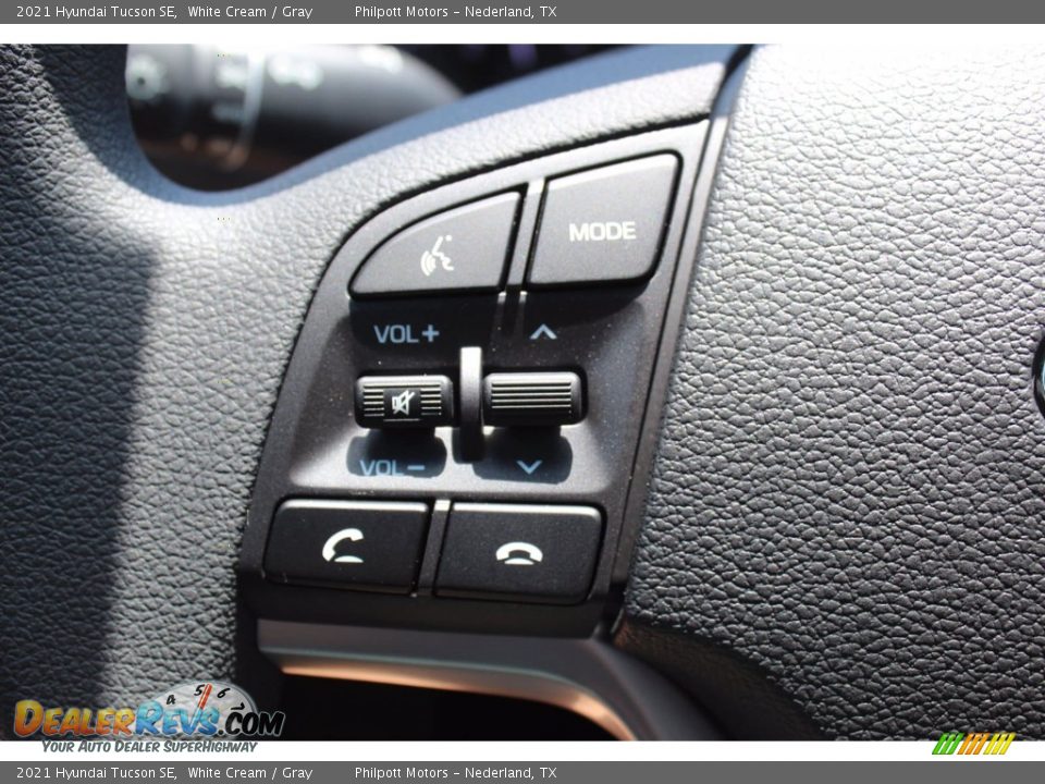 2021 Hyundai Tucson SE White Cream / Gray Photo #11