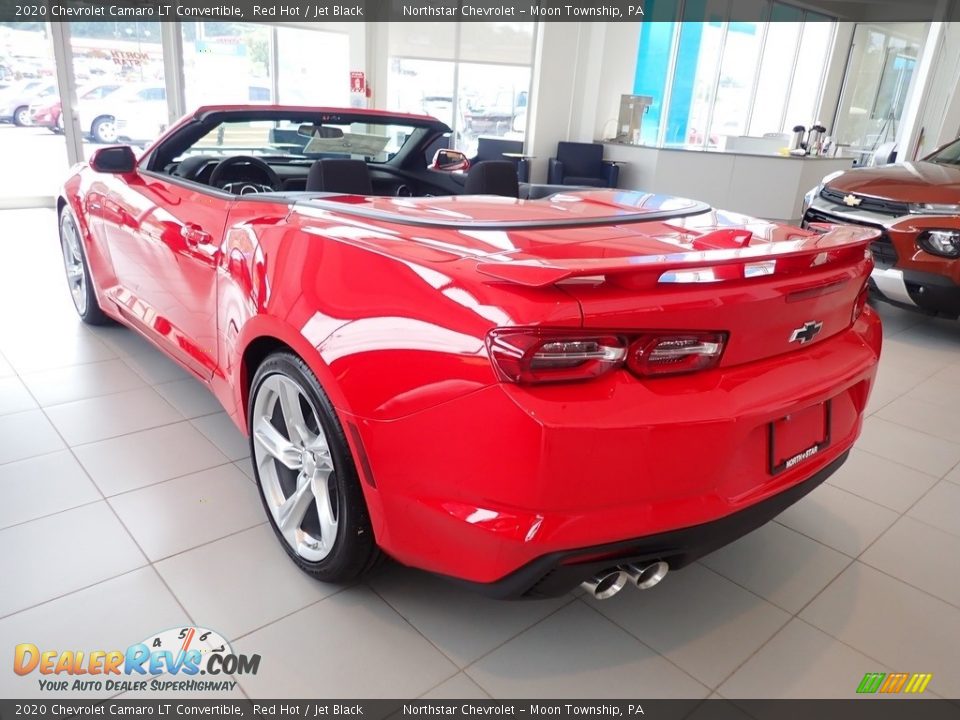 2020 Chevrolet Camaro LT Convertible Red Hot / Jet Black Photo #5
