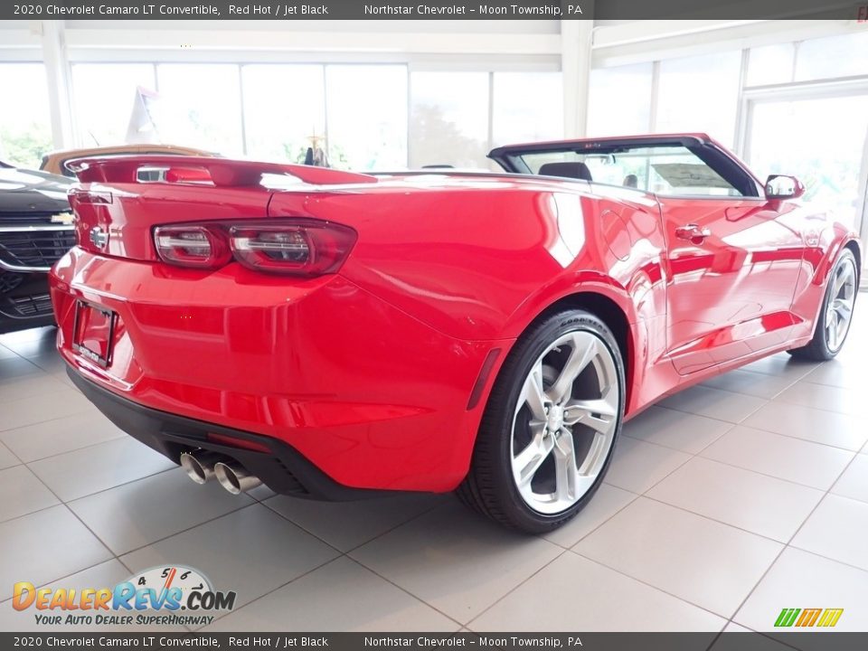 2020 Chevrolet Camaro LT Convertible Red Hot / Jet Black Photo #7
