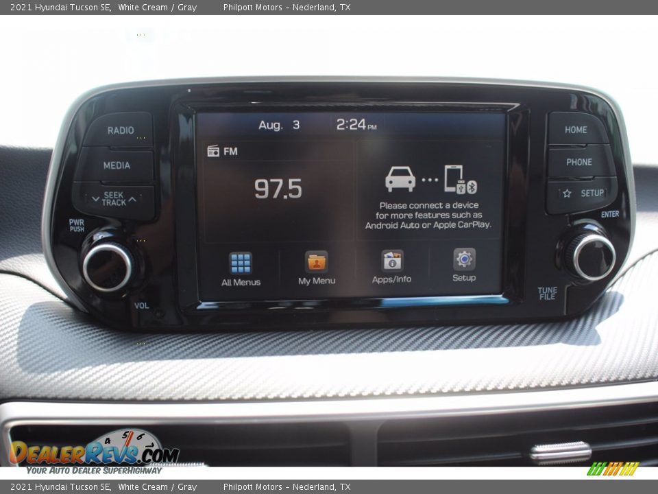 2021 Hyundai Tucson SE White Cream / Gray Photo #15