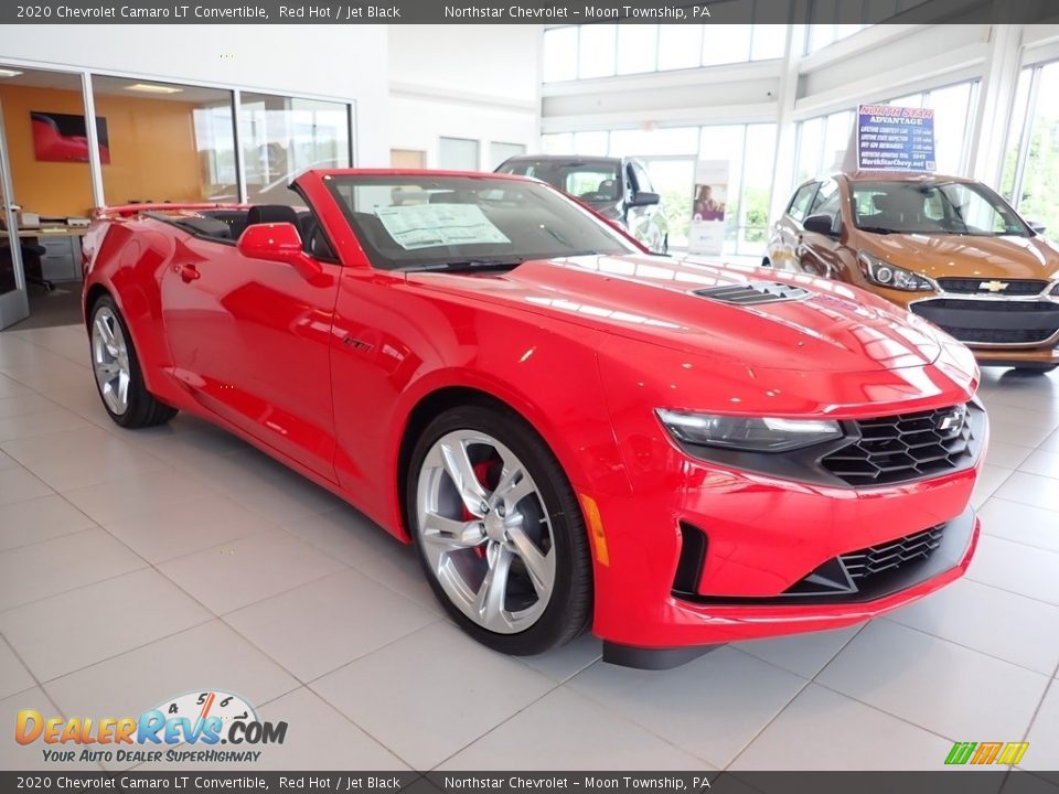 2020 Chevrolet Camaro LT Convertible Red Hot / Jet Black Photo #10