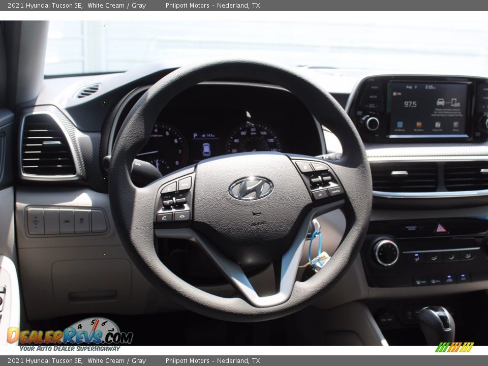 2021 Hyundai Tucson SE White Cream / Gray Photo #21