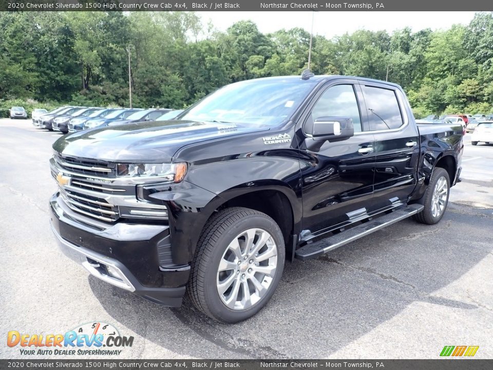 2020 Chevrolet Silverado 1500 High Country Crew Cab 4x4 Black / Jet Black Photo #1