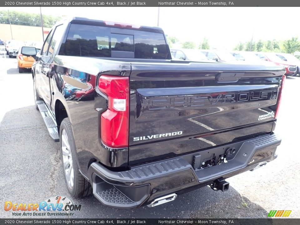 2020 Chevrolet Silverado 1500 High Country Crew Cab 4x4 Black / Jet Black Photo #4