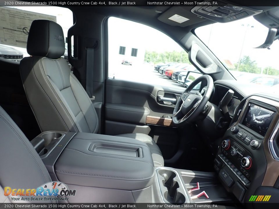 2020 Chevrolet Silverado 1500 High Country Crew Cab 4x4 Black / Jet Black Photo #11