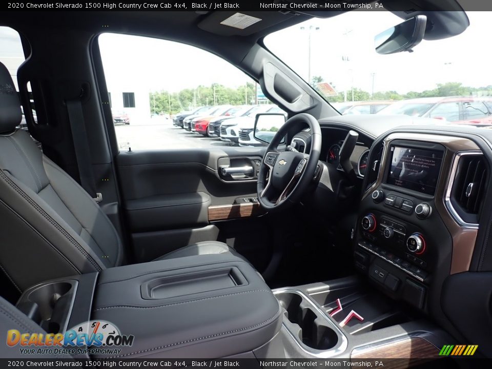 2020 Chevrolet Silverado 1500 High Country Crew Cab 4x4 Black / Jet Black Photo #12