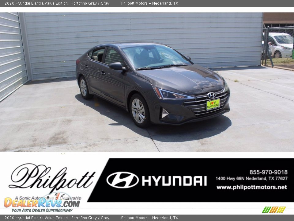 2020 Hyundai Elantra Value Edition Portofino Gray / Gray Photo #1