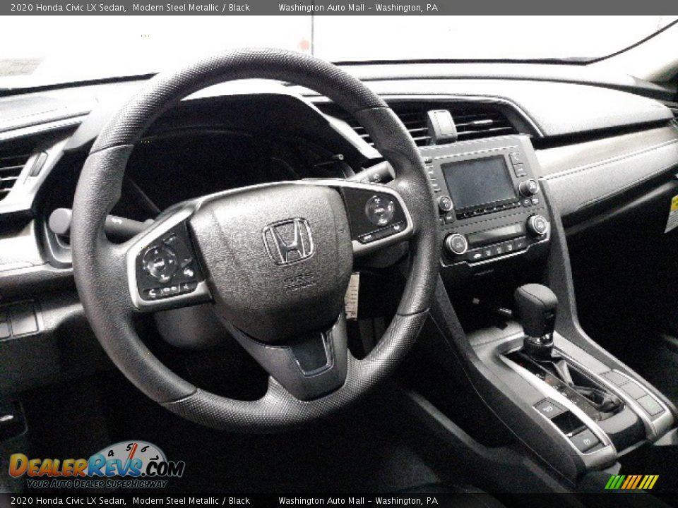 2020 Honda Civic LX Sedan Modern Steel Metallic / Black Photo #4