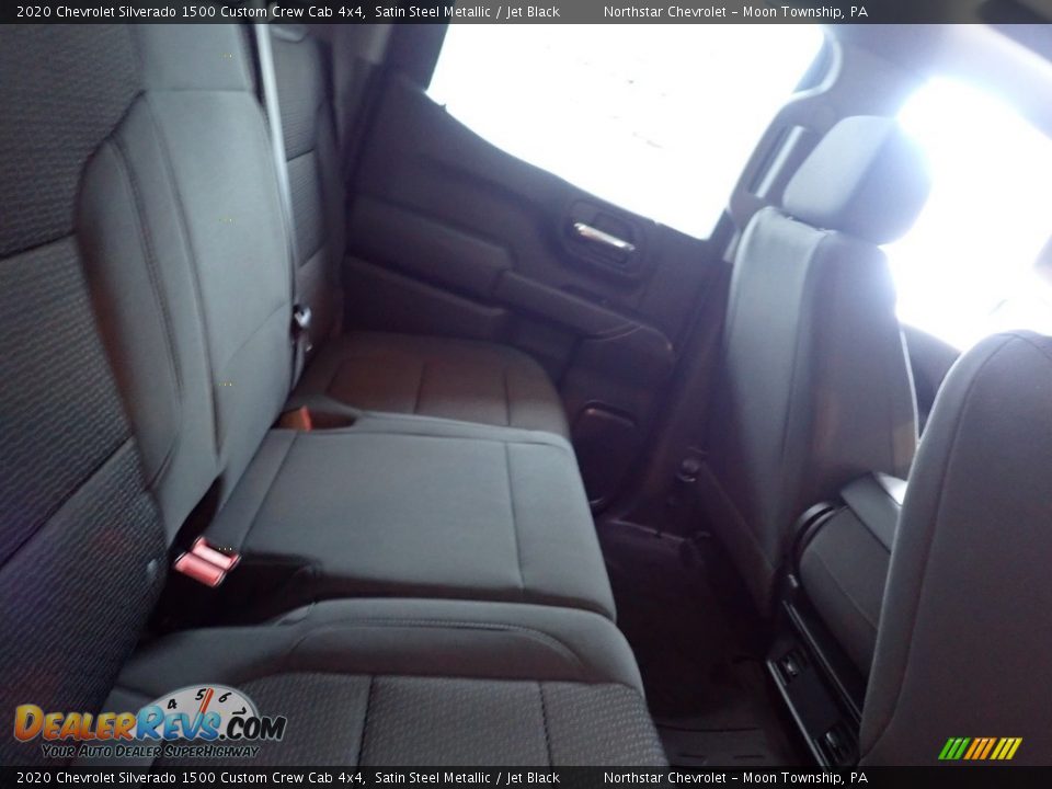 2020 Chevrolet Silverado 1500 Custom Crew Cab 4x4 Satin Steel Metallic / Jet Black Photo #9