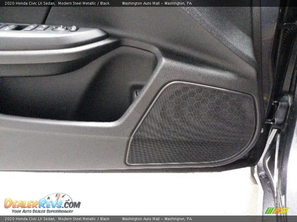 2020 Honda Civic LX Sedan Modern Steel Metallic / Black Photo #10