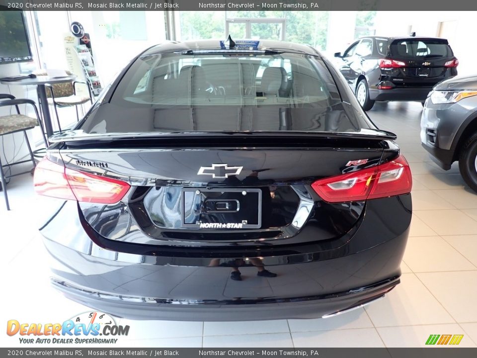 2020 Chevrolet Malibu RS Mosaic Black Metallic / Jet Black Photo #5