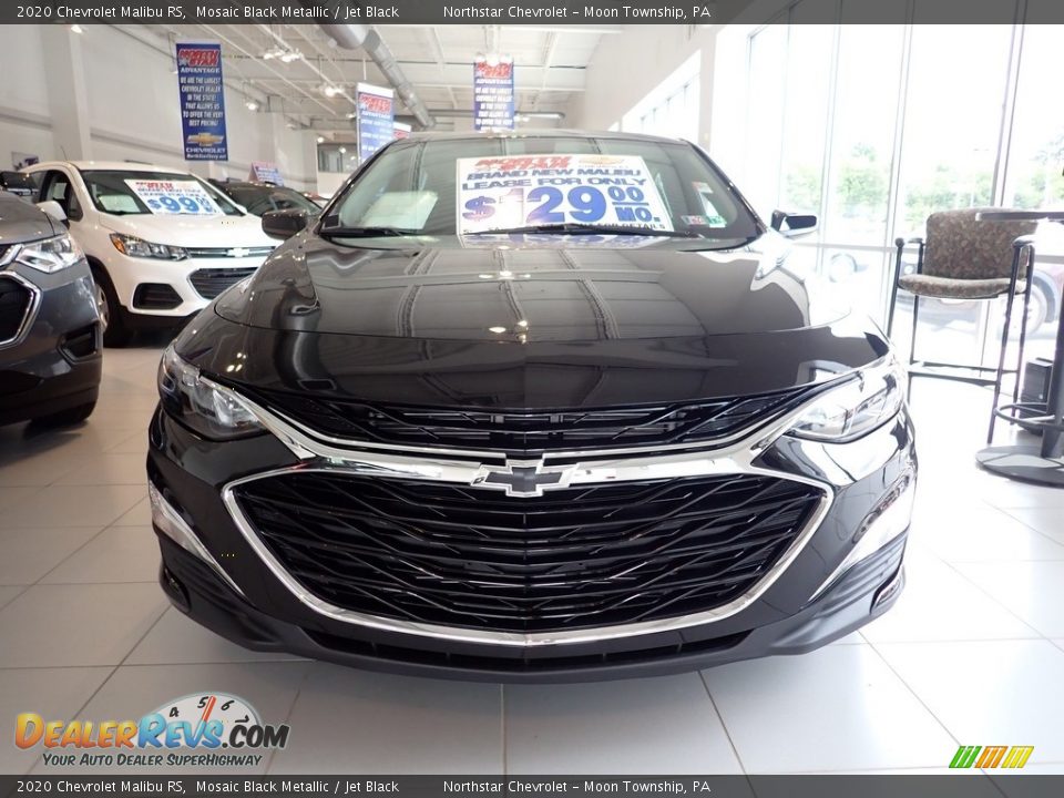 2020 Chevrolet Malibu RS Mosaic Black Metallic / Jet Black Photo #8