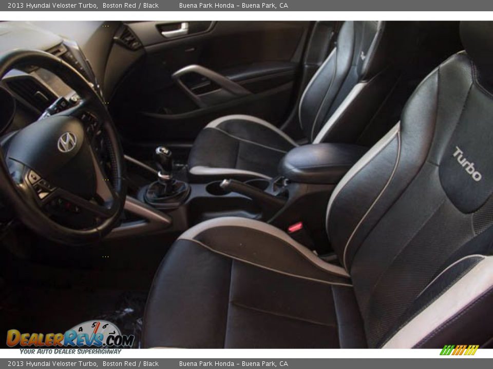 2013 Hyundai Veloster Turbo Boston Red / Black Photo #3