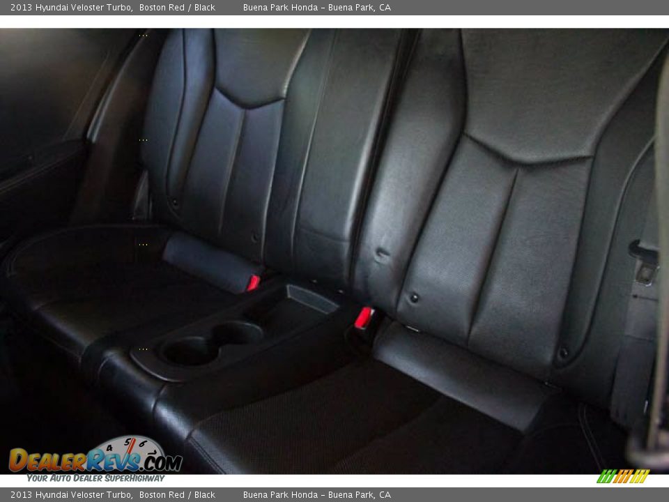 2013 Hyundai Veloster Turbo Boston Red / Black Photo #4