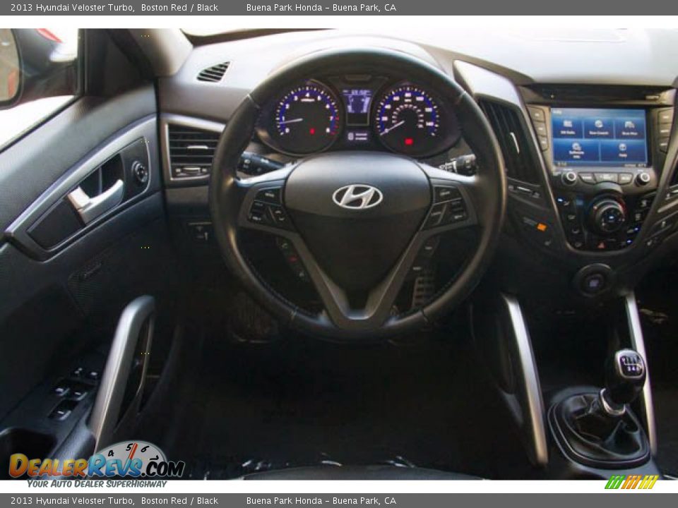 2013 Hyundai Veloster Turbo Boston Red / Black Photo #5