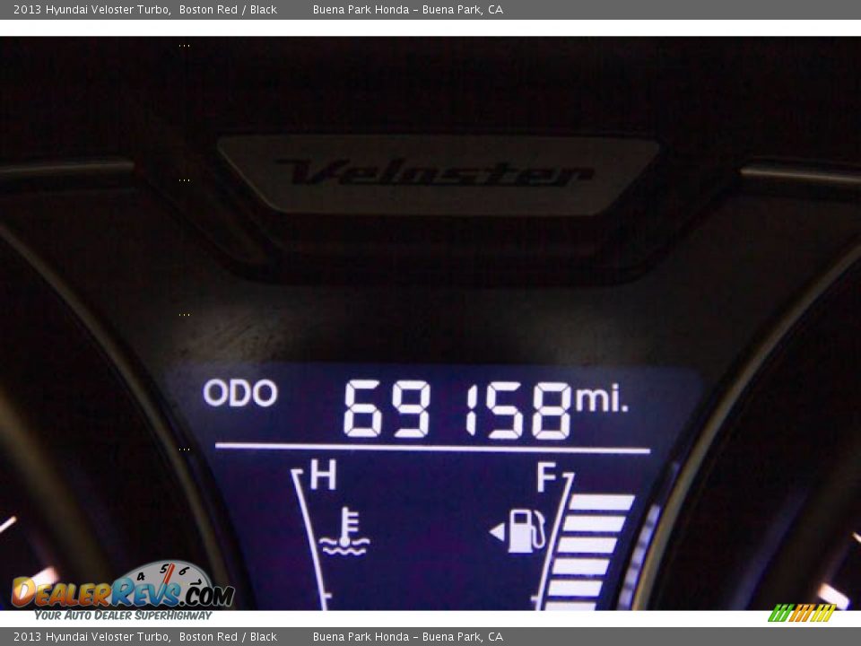 2013 Hyundai Veloster Turbo Boston Red / Black Photo #6