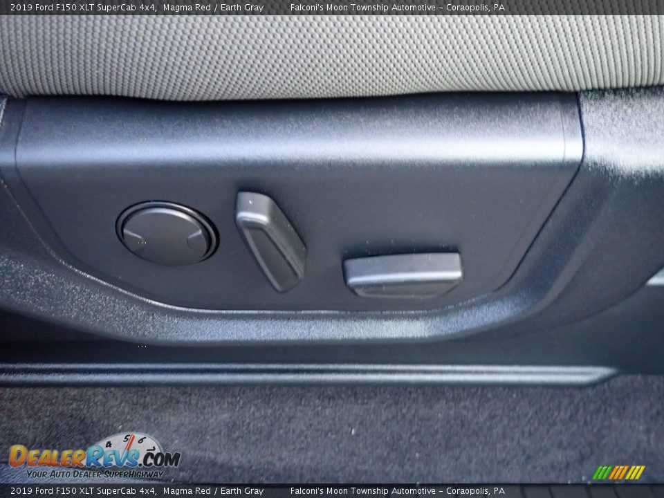 2019 Ford F150 XLT SuperCab 4x4 Magma Red / Earth Gray Photo #12