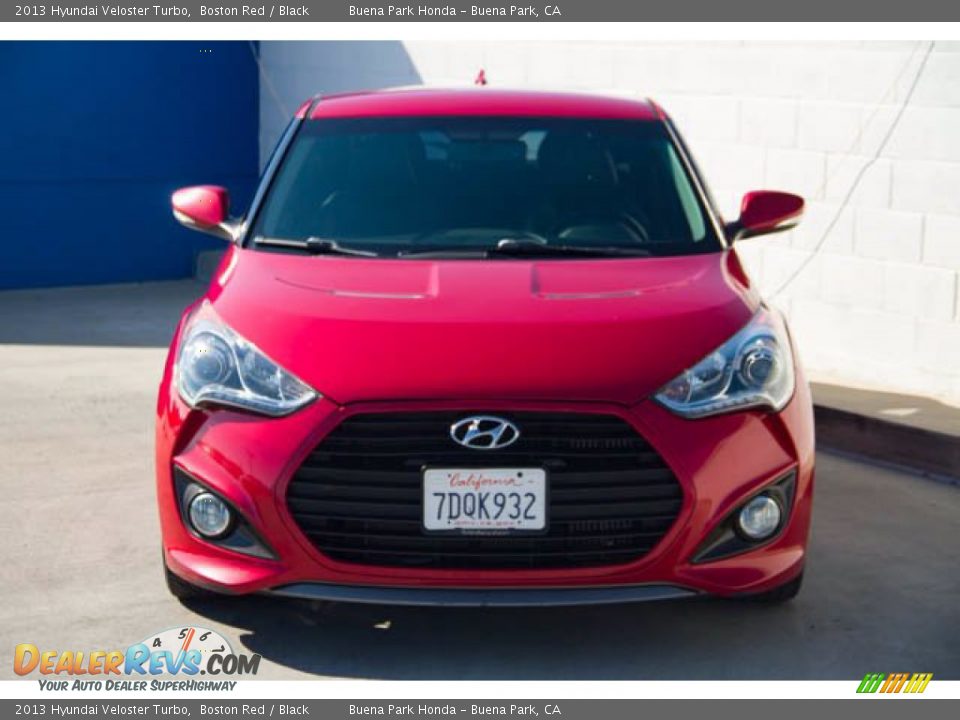 2013 Hyundai Veloster Turbo Boston Red / Black Photo #7