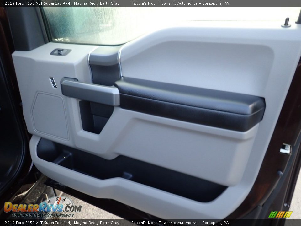 2019 Ford F150 XLT SuperCab 4x4 Magma Red / Earth Gray Photo #13