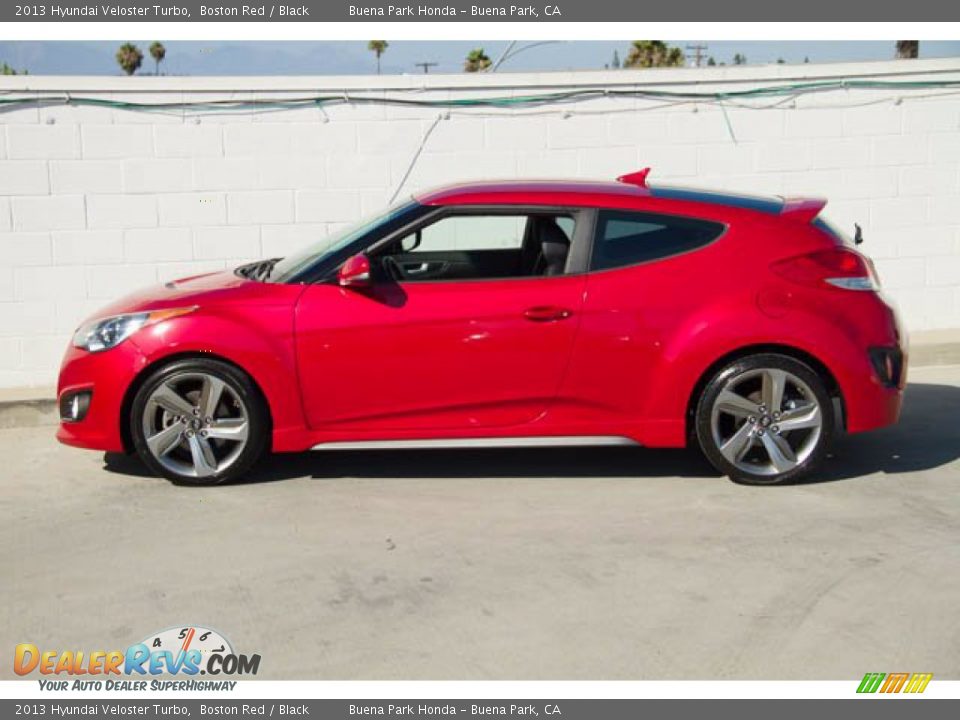 2013 Hyundai Veloster Turbo Boston Red / Black Photo #8