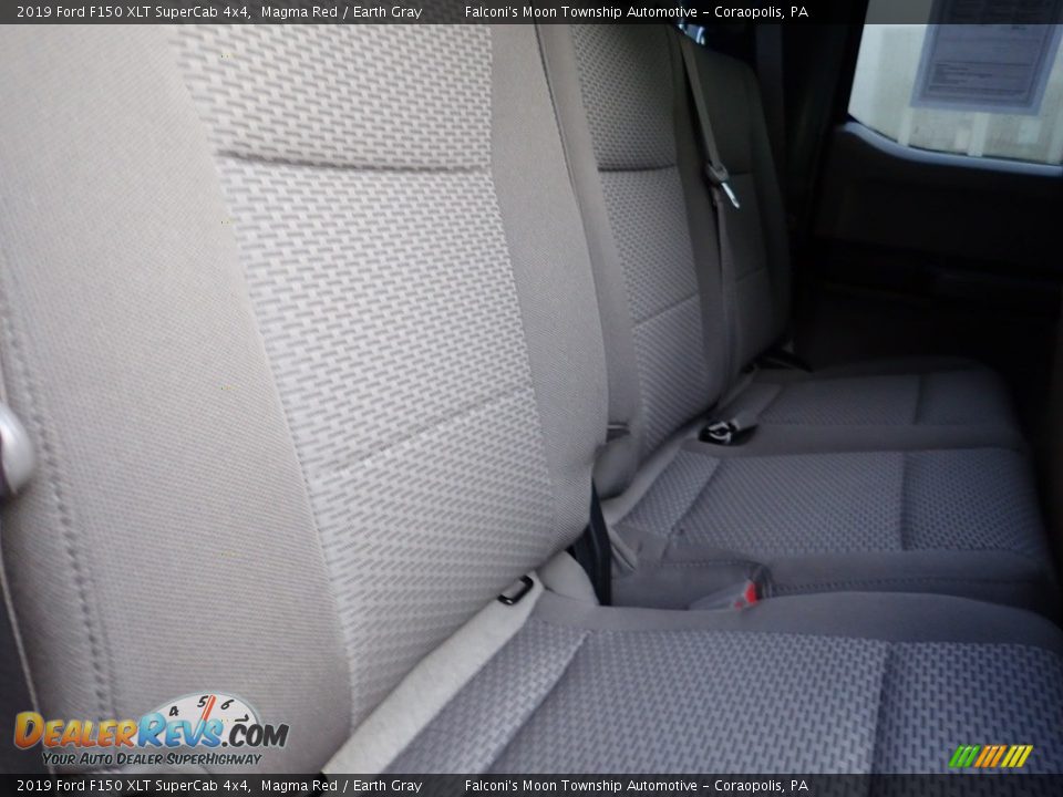 2019 Ford F150 XLT SuperCab 4x4 Magma Red / Earth Gray Photo #14