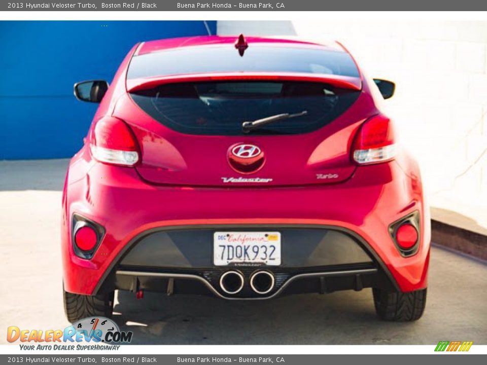 2013 Hyundai Veloster Turbo Boston Red / Black Photo #9
