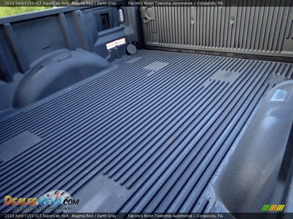 2019 Ford F150 XLT SuperCab 4x4 Magma Red / Earth Gray Photo #15