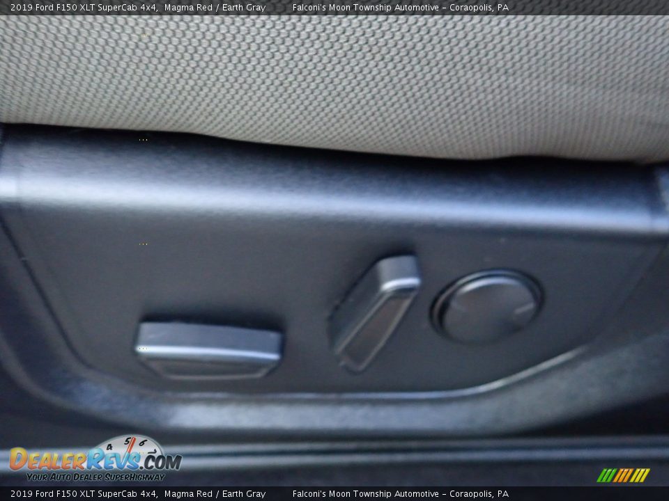 2019 Ford F150 XLT SuperCab 4x4 Magma Red / Earth Gray Photo #20