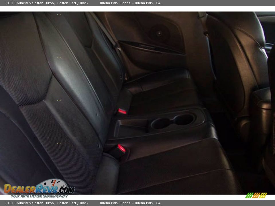 2013 Hyundai Veloster Turbo Boston Red / Black Photo #14