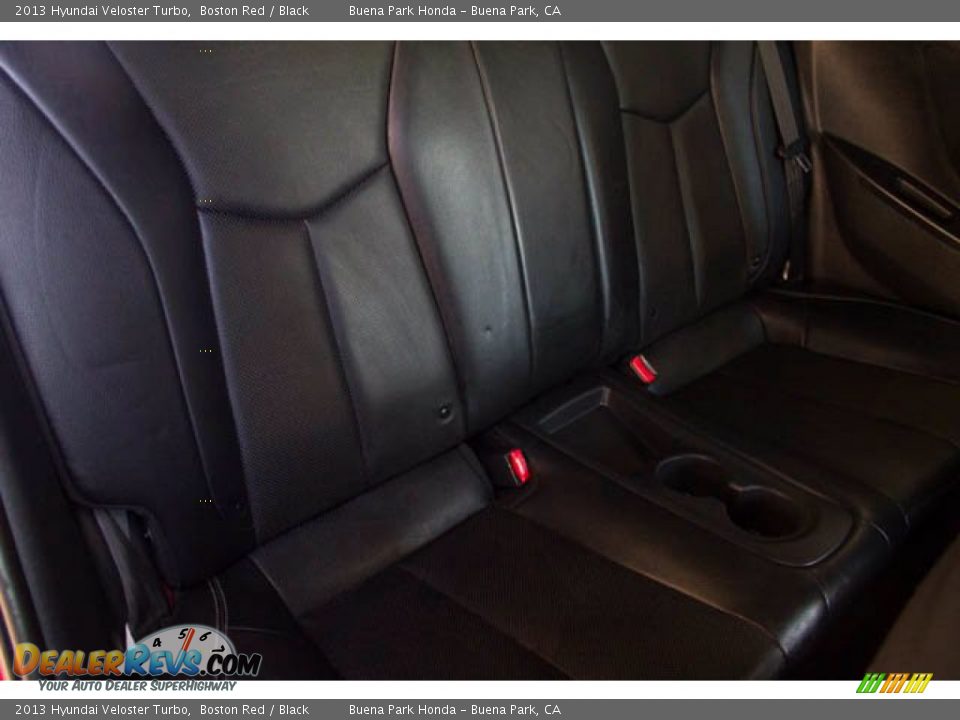 2013 Hyundai Veloster Turbo Boston Red / Black Photo #15