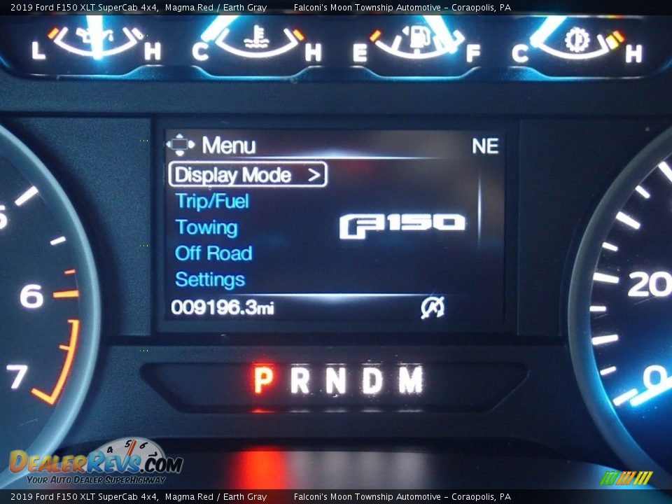 2019 Ford F150 XLT SuperCab 4x4 Magma Red / Earth Gray Photo #24