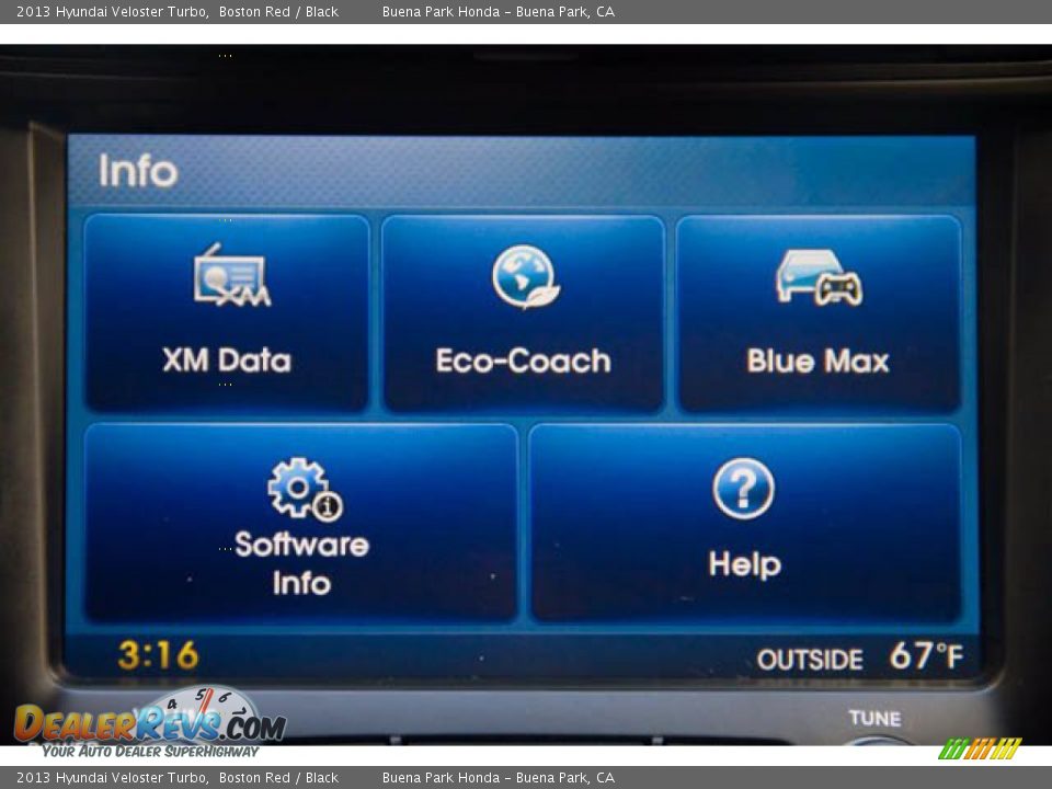 2013 Hyundai Veloster Turbo Boston Red / Black Photo #18